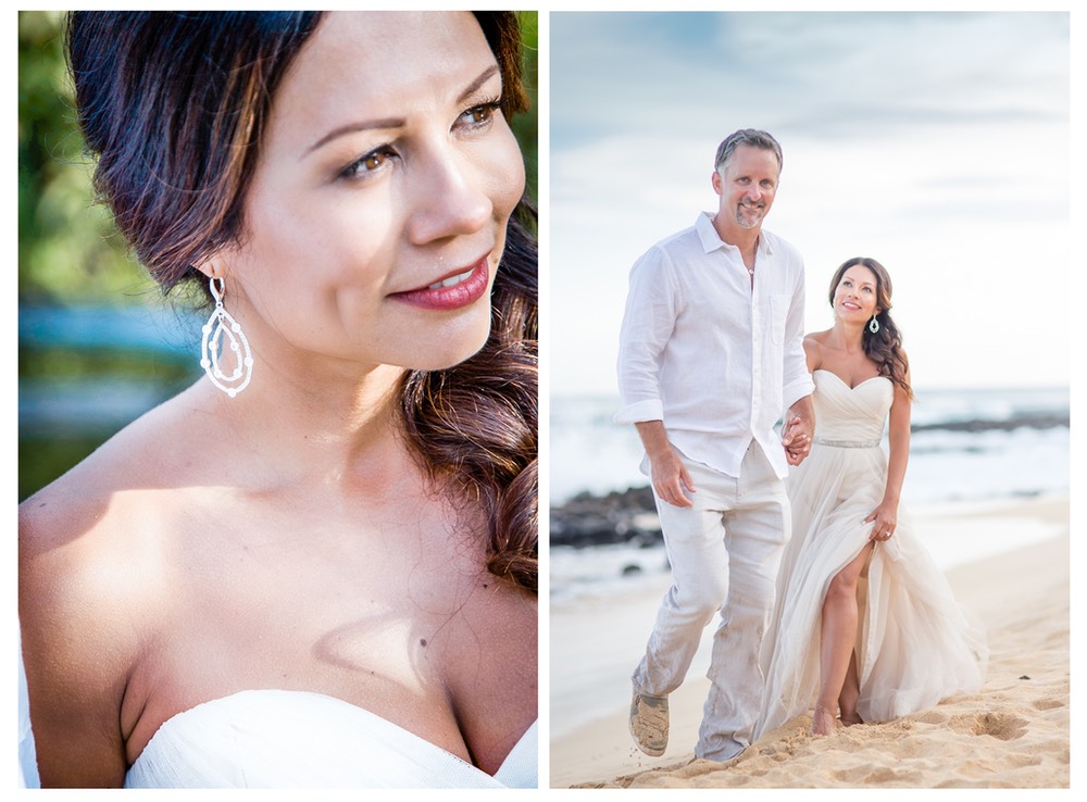 Kauai bride and groom wedding photography by David Marsh