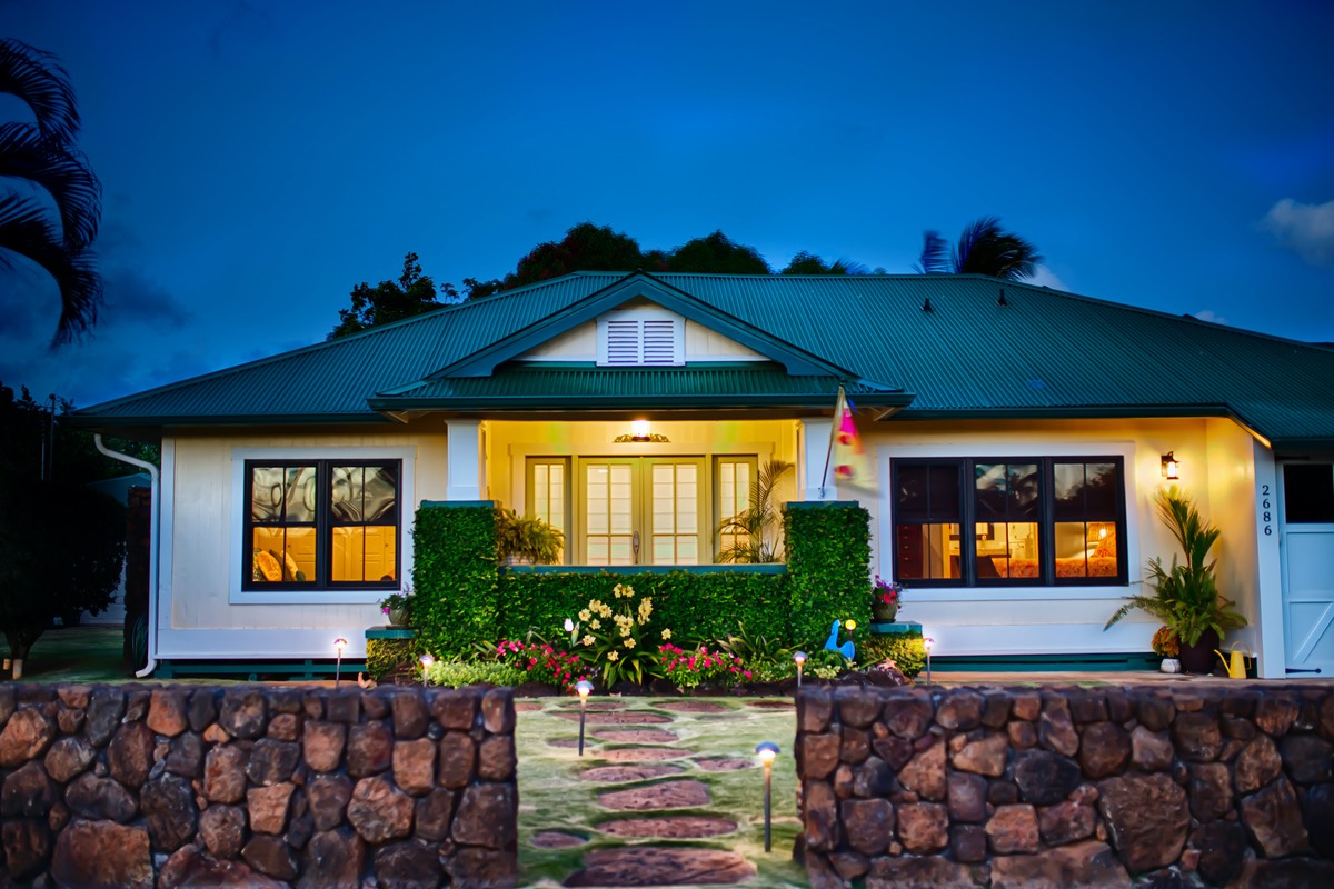 Twilight real estate photography Kauai